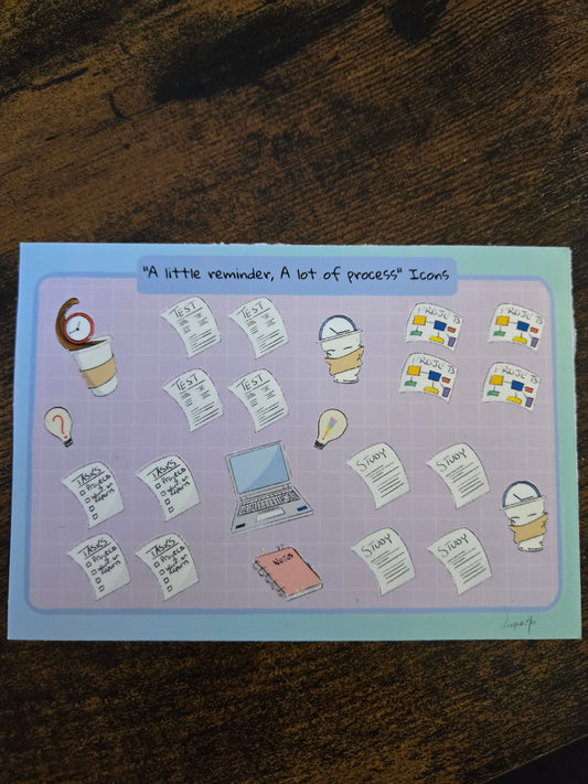 Moodle's Snooze, study, repeat & Icons