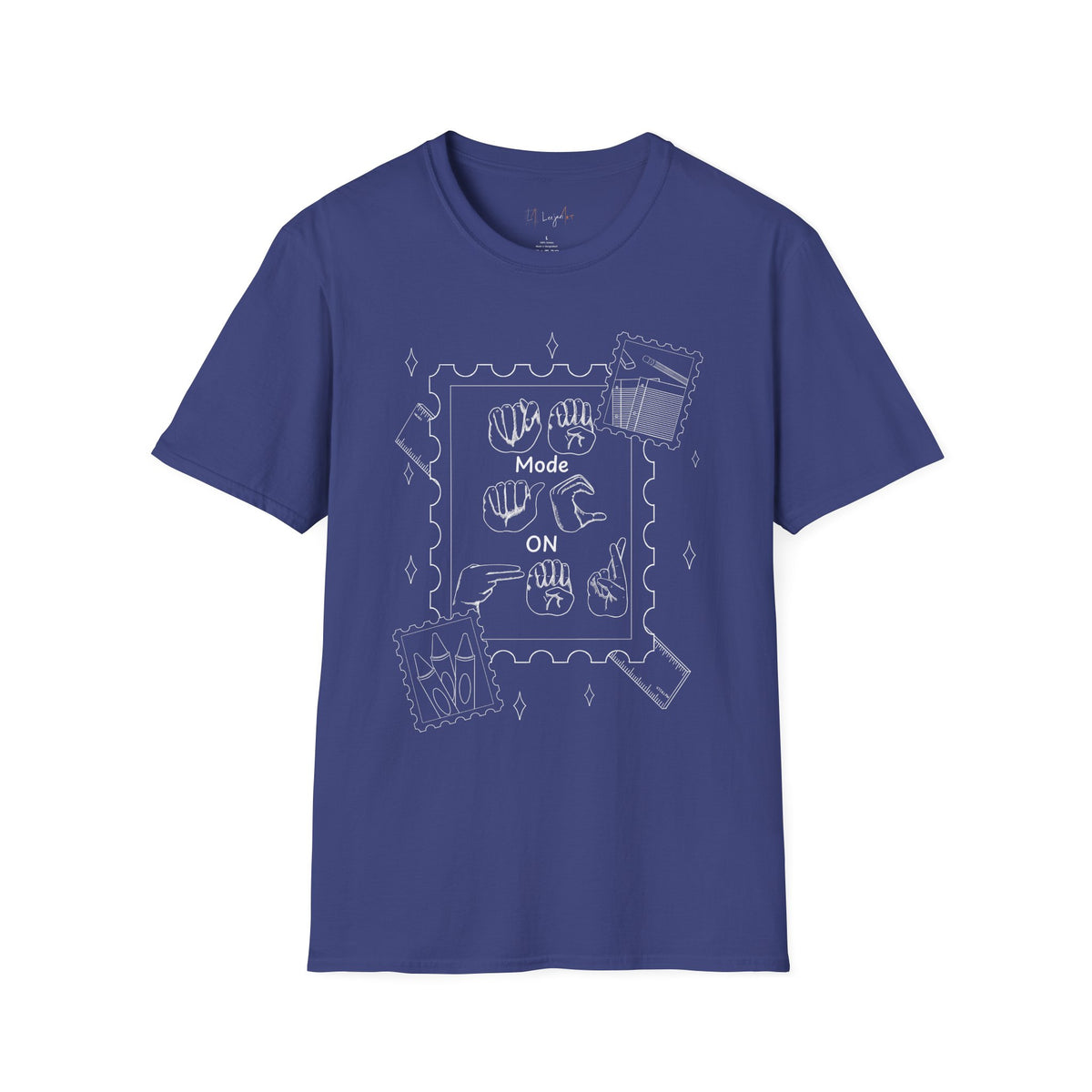 Teacher Fingerspelling Unisex Softstyle T-Shirt