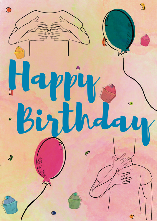 ASL Birthday Greeting Card