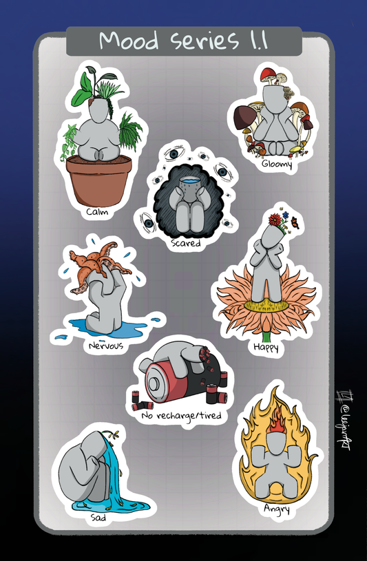 Mood series Sticker sheet