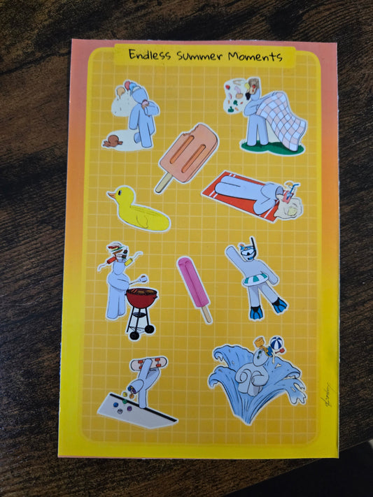 Summer Sticker Sheet- on Sale