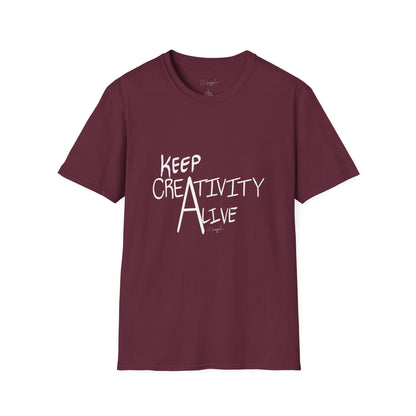 Keep Creativity alive Unisex Softstyle T-Shirt