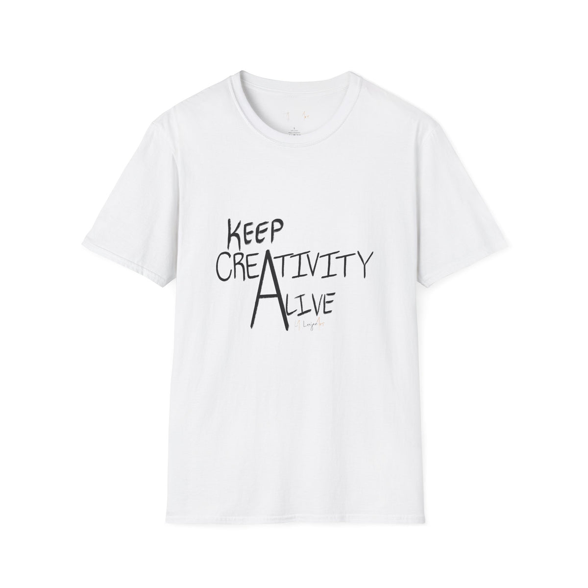 Keep Creativity alive Unisex Softstyle T-Shirt