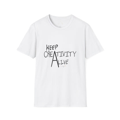 Keep Creativity alive Unisex Softstyle T-Shirt