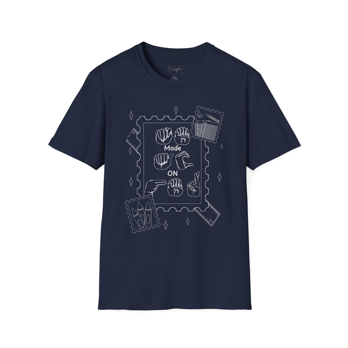 Teacher Fingerspelling Unisex Softstyle T-Shirt
