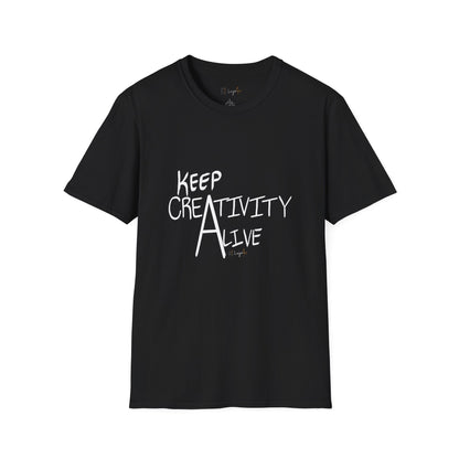Keep Creativity alive Unisex Softstyle T-Shirt
