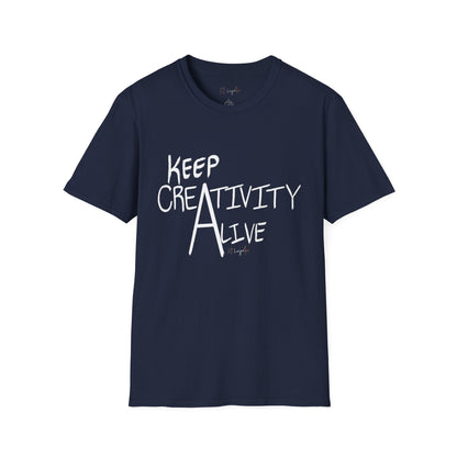 Keep Creativity alive Unisex Softstyle T-Shirt