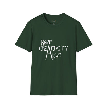 Keep Creativity alive Unisex Softstyle T-Shirt