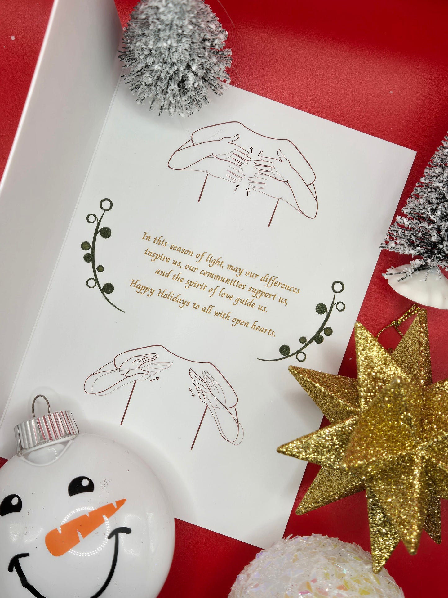 Moodles' Happy Holidays greeting cards