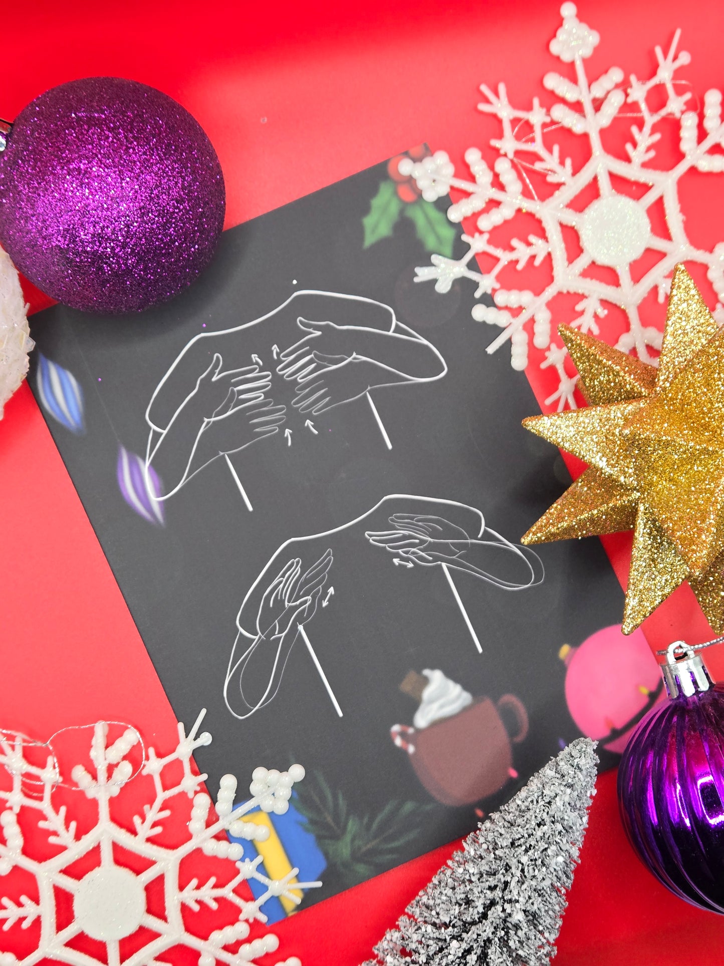 ASL Happy Holidays Greeting Card