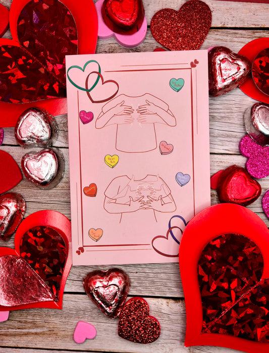 ASL Valentine's Day Card