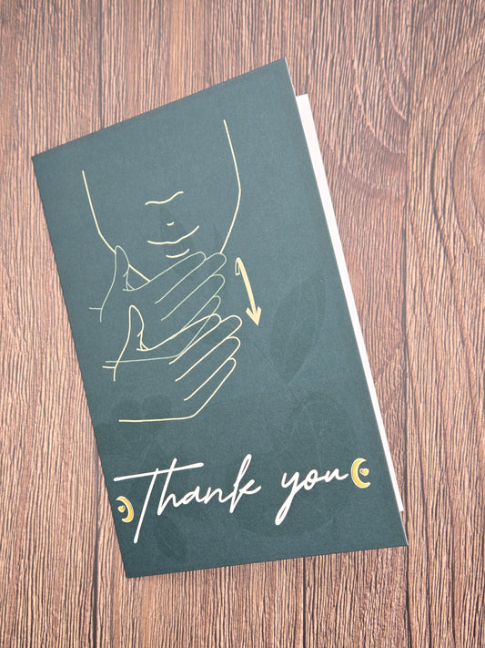 ASL Thank you Greeting Card