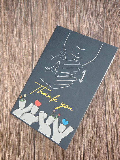 Moodles' Thank you ASL Greeting Card