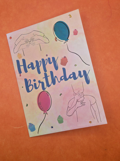ASL Birthday Greeting Card