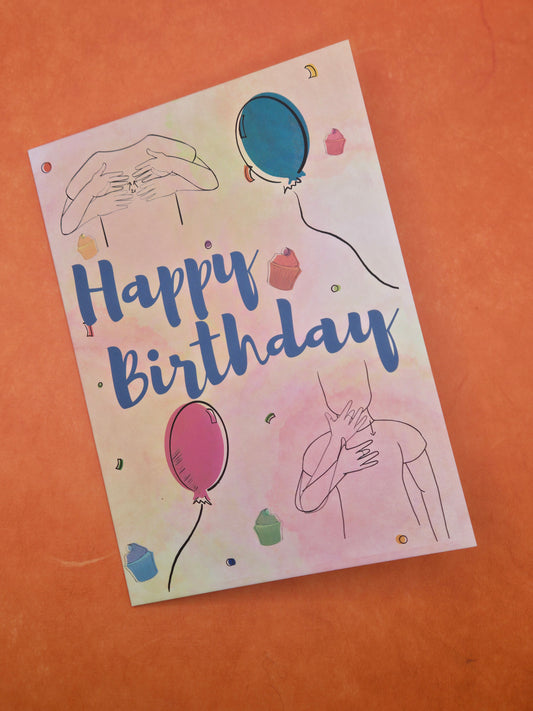 ASL Birthday Greeting Card