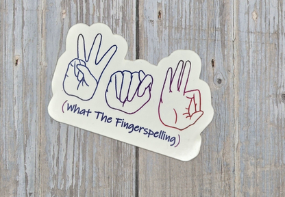 WTF: What The Fingerspelling