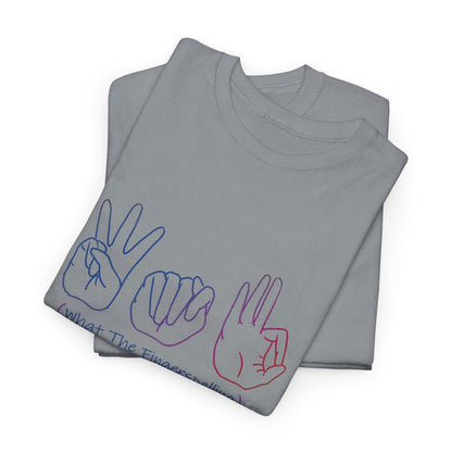 WTF(Fingerspelling) Deaf Humor T-shirt