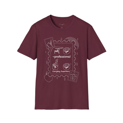 Paraprofessional Fingerspelling Unisex Softstyle T-Shirt