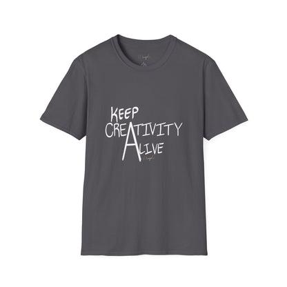 Keep Creativity alive Unisex Softstyle T-Shirt