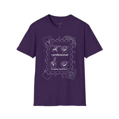 Paraprofessional Fingerspelling Unisex Softstyle T-Shirt