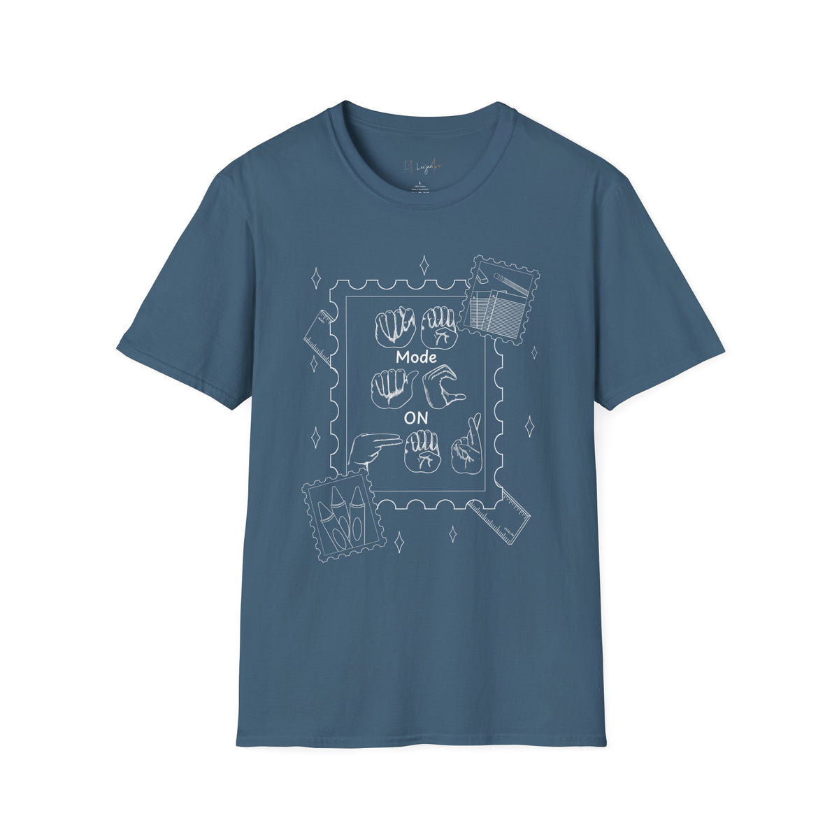Teacher Fingerspelling Unisex Softstyle T-Shirt