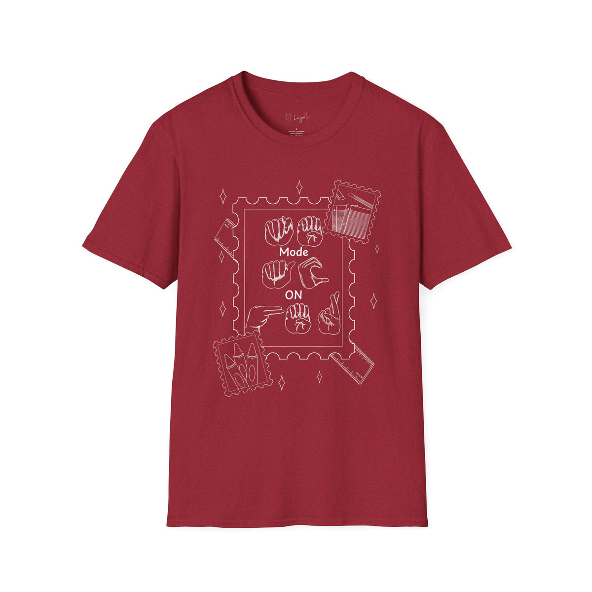 Teacher Fingerspelling Unisex Softstyle T-Shirt