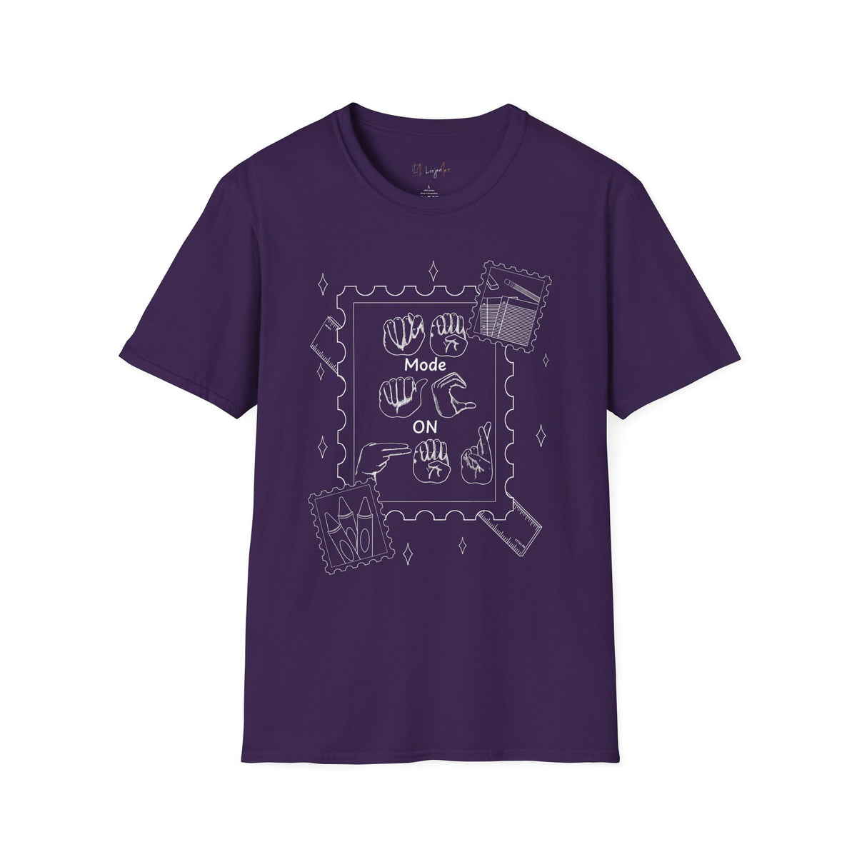 Teacher Fingerspelling Unisex Softstyle T-Shirt