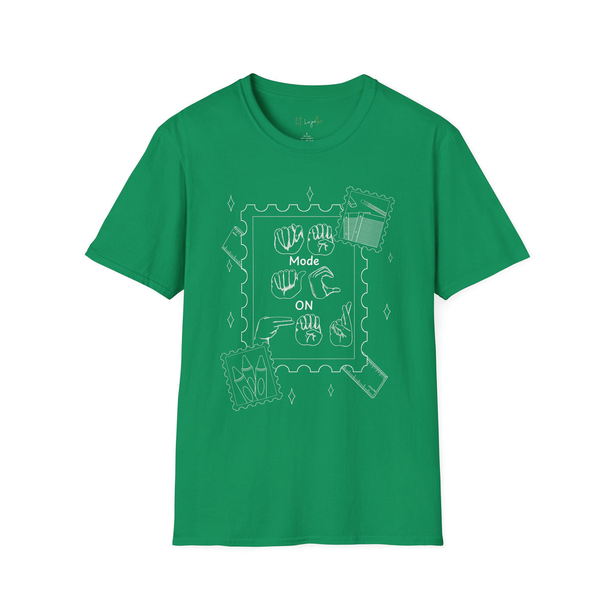 Teacher Fingerspelling Unisex Softstyle T-Shirt