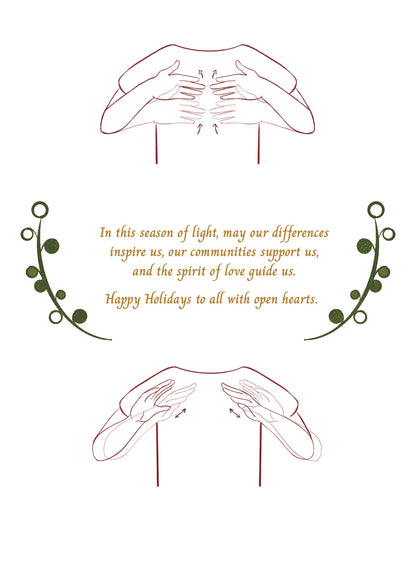 Moodles' Happy Holidays greeting cards