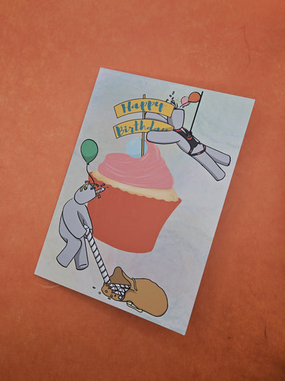 Moodle's Happy Birthday with ASL